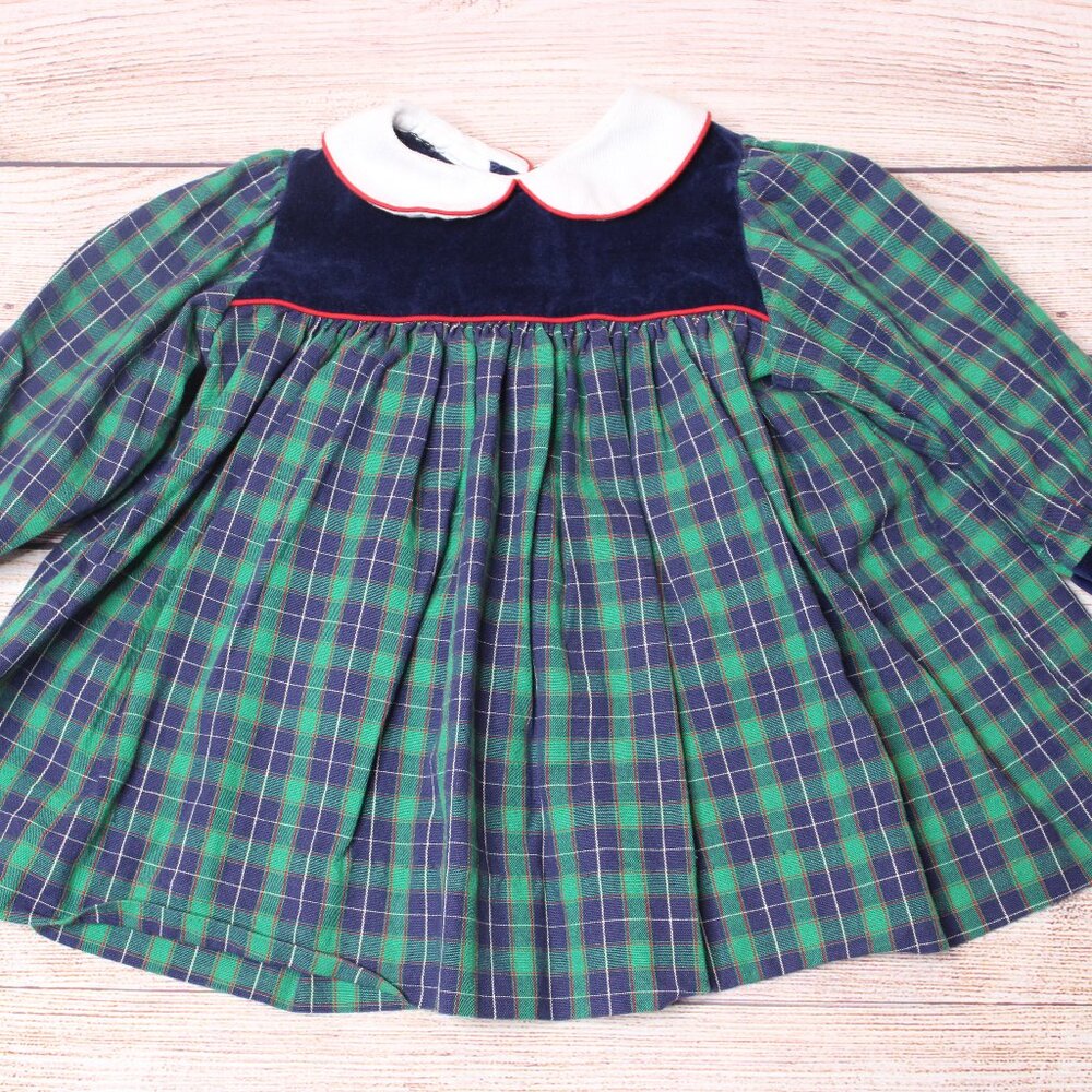 Alexis Plaid Dress and Bloomer Set